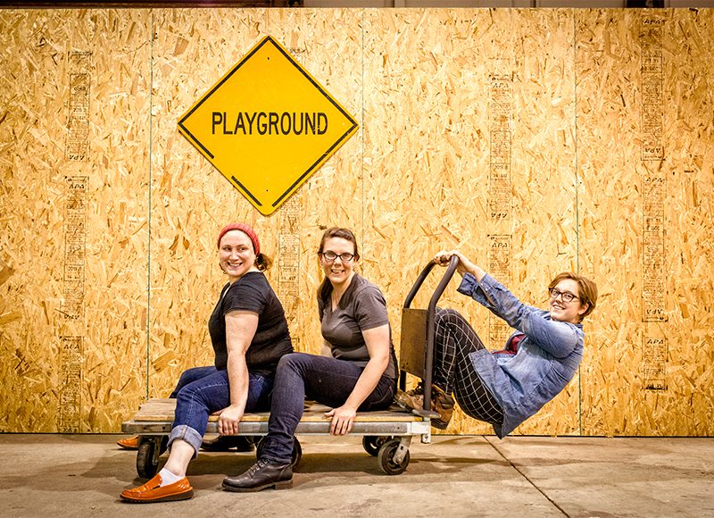 Alloy Studios founders Ilana Houten, Jessica Tenbusch, and Elize Jekabson.