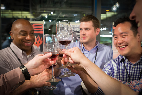 Tasting wines at Babo