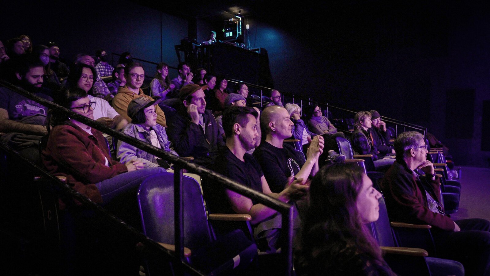 Audience members at an iFFY screening.