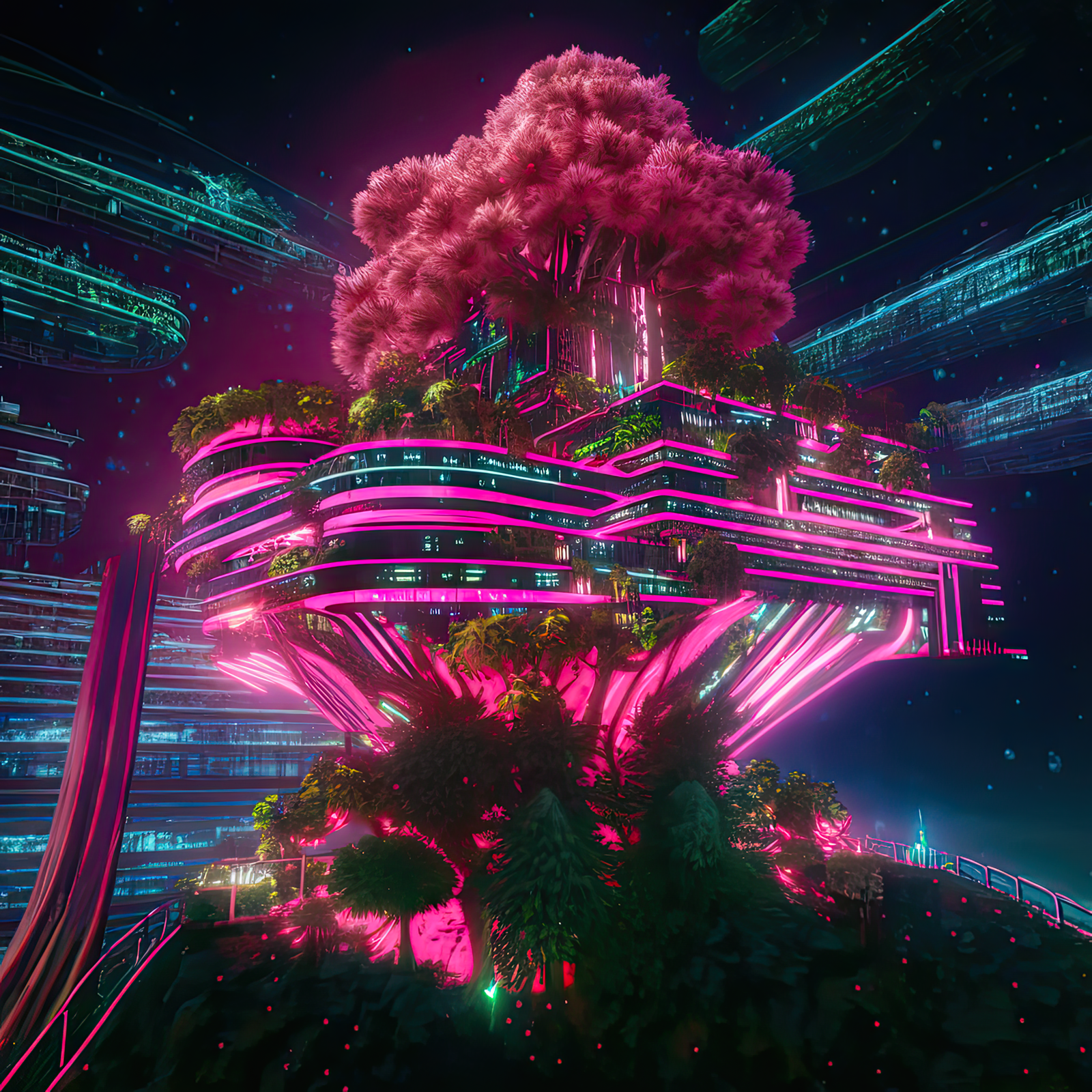 Cover art by Mike Dykehouse for Tree City's "Pure Levels."