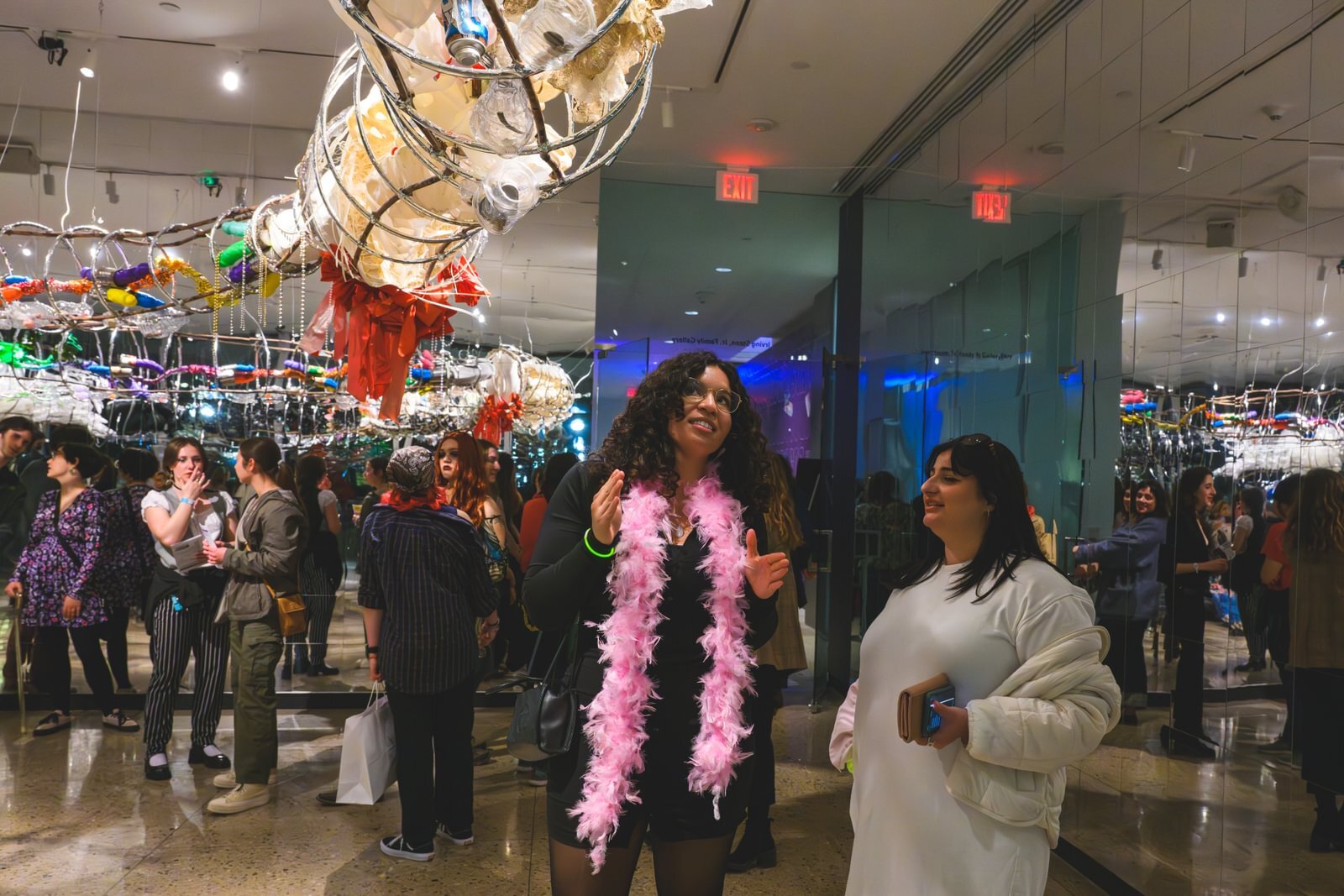 Queer Night participants take in "Ouroboros."