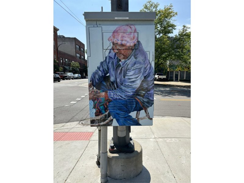 A signal box decorated through the PowerArt! project.