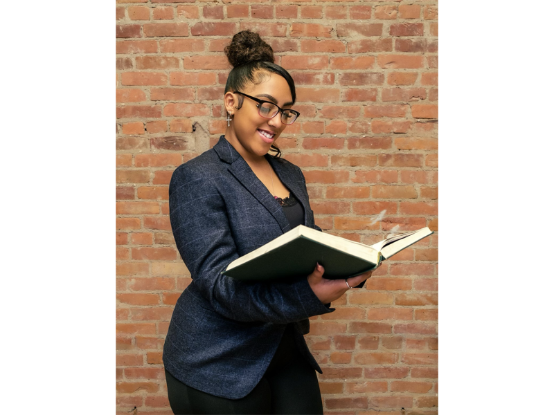 Ypsilanti Youth Poet Laureate Ruth Mella.