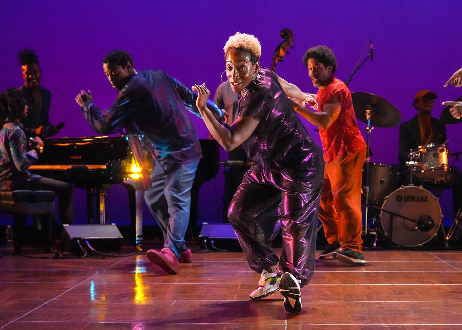 Latasha Barnes, center, in "The Jazz Continuum."