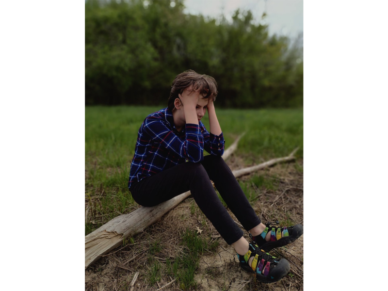 Nome B., an eighth grader in Ann Arbor Public Schools, is one of many young people who experienced mental health challenges as a result of the COVID-19 pandemic.