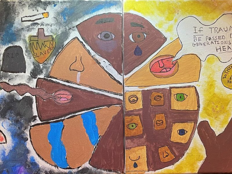 "I didn't want to self destruct" by Elleona Kristine.