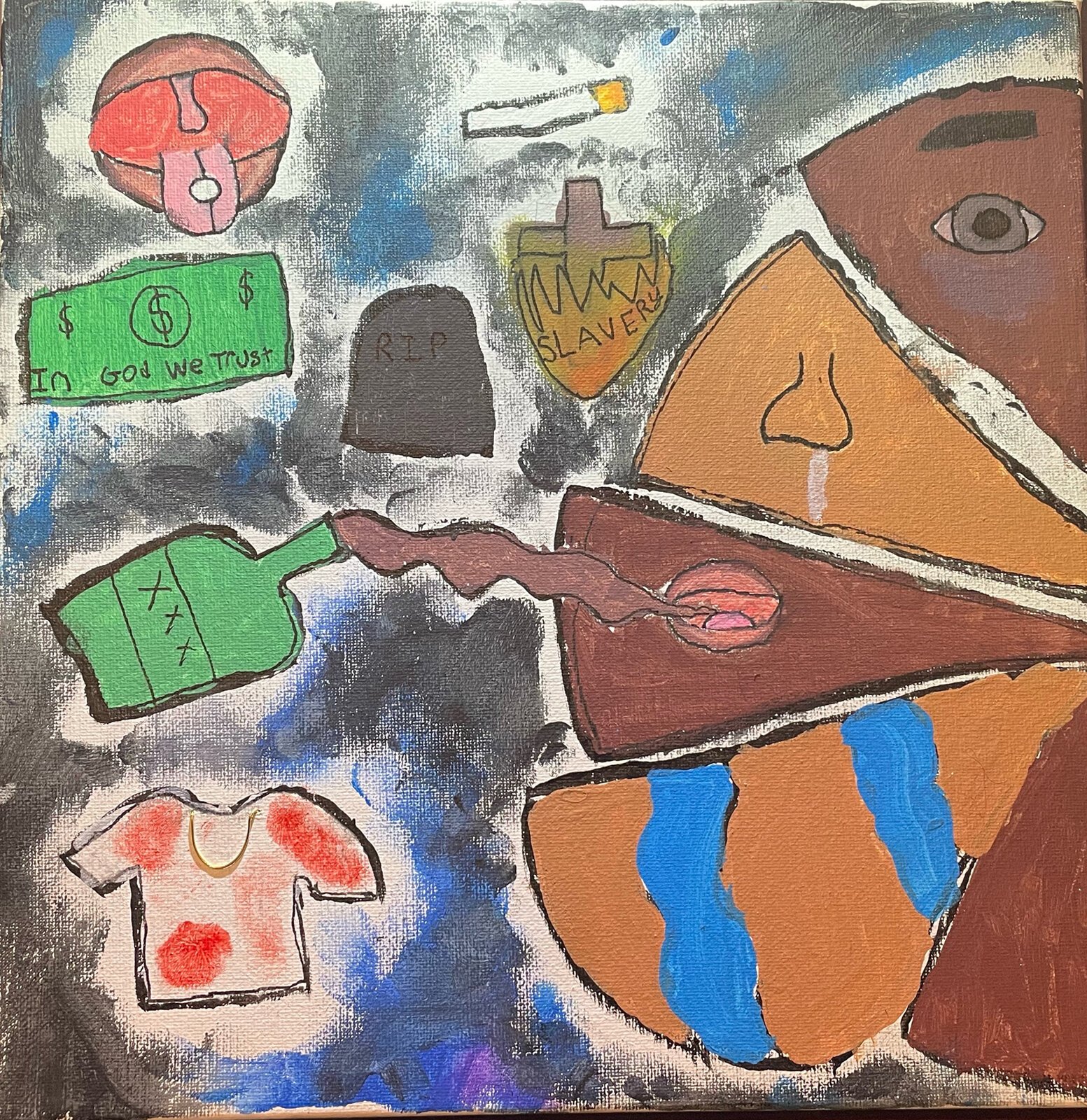 The left half of "I didn't want to self destruct" by Elleona Kristine.