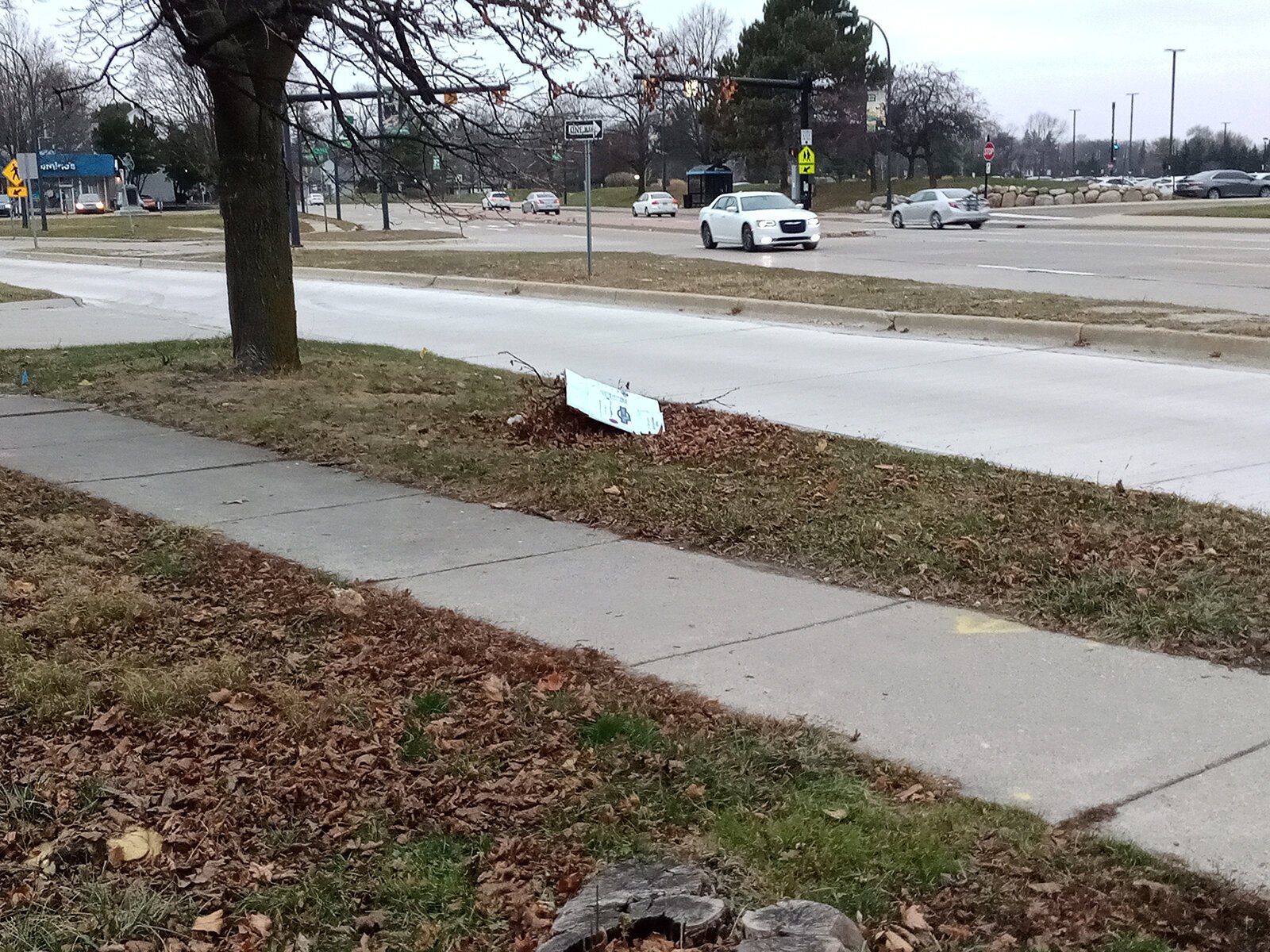 This was taken right next to the water tower. Unsurprisingly, anyone driving by does not seem to care much about it. It makes me feel as if people don't contribute to picking up already wild trash.