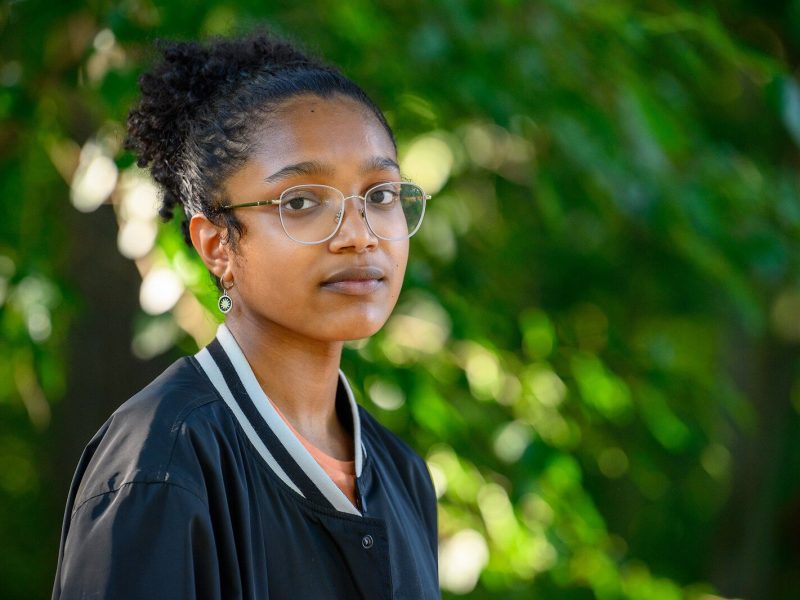 Amir Abston is an advanced placement computer science student at Skyline High School.