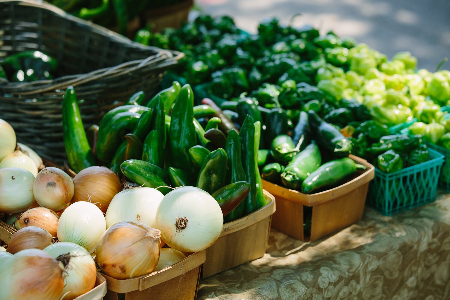 Produce at the Ypsilanti Farmers Market.