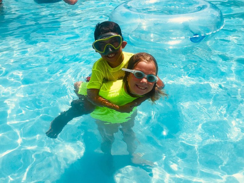 Participants in Washtenaw County's Rolling Hills Day Camp in 2019.