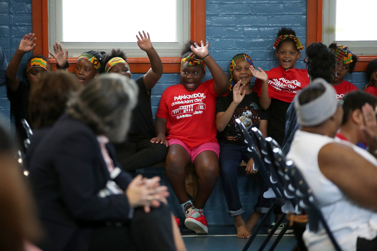 Participants in Parkridge Community Center's 2019 summer camp.
