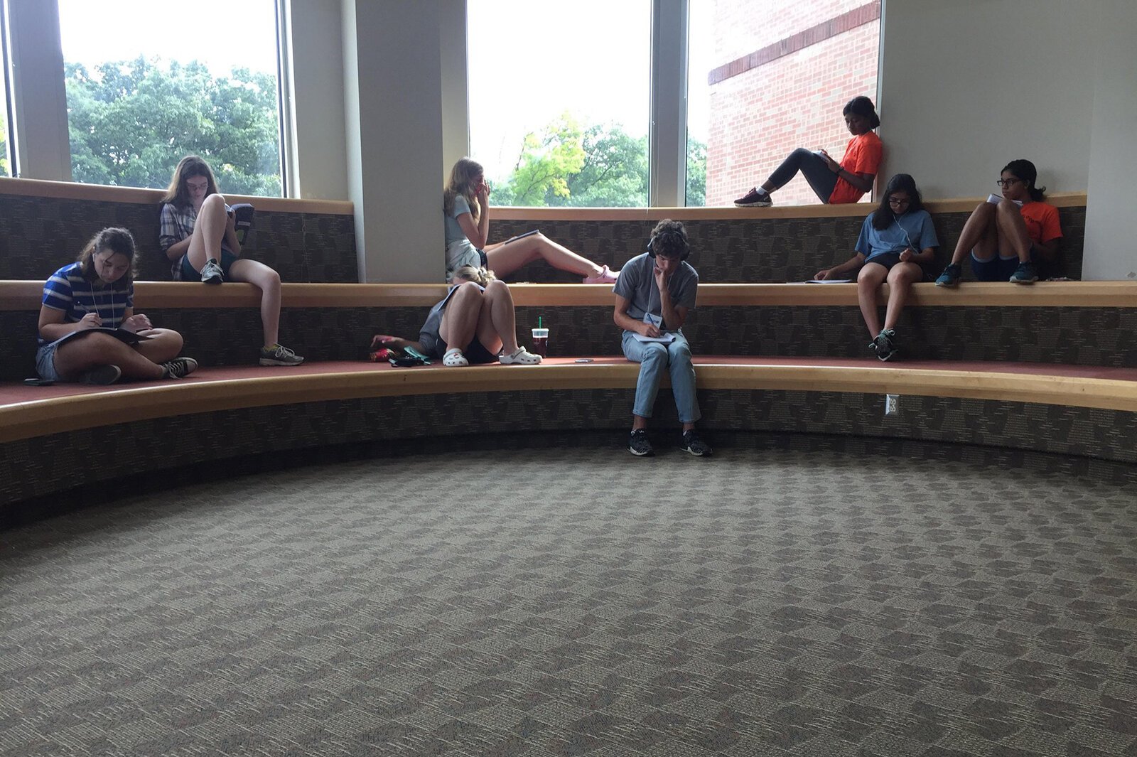 Participants in the 2019 Inkstains Summer Writing Camp.