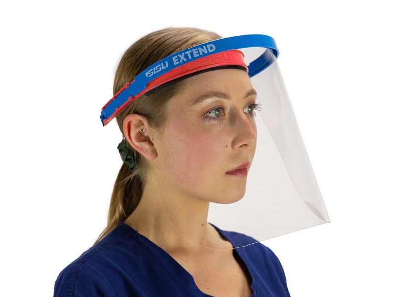 Akervall Technologies developed the SISU Extend face shield for users who also need to wear goggles.