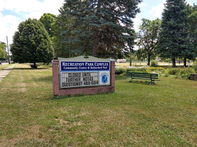 The Recreation Park complex, which houses the Ypsilanti Senior Center.