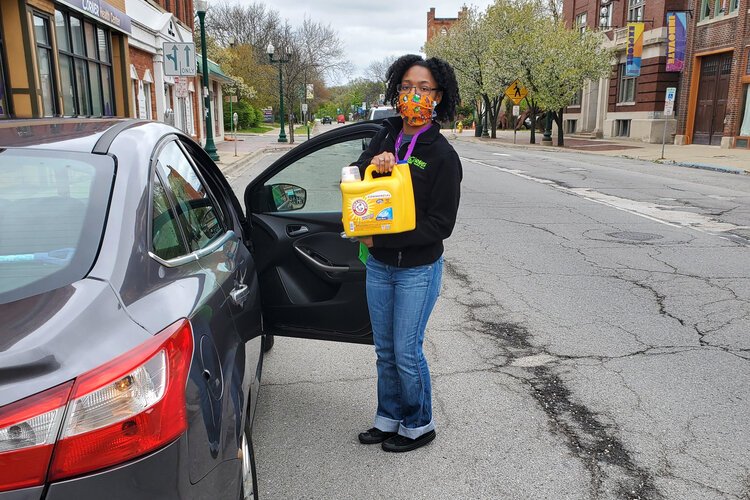 Corner Health Center has offered cleaning kits to its patients.