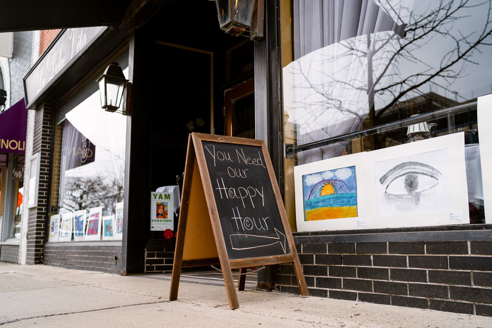 Downtown Ann Arbor on the afternoon of March 16.