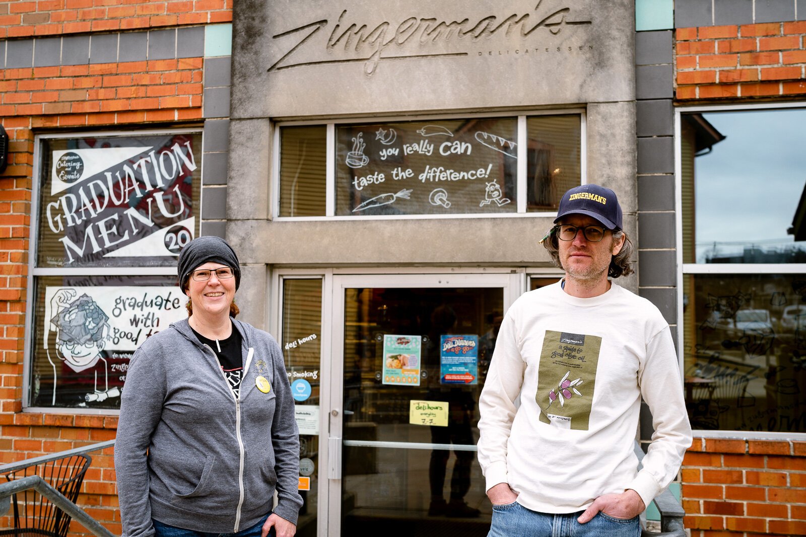 Zingerman's Deli partners Grace Singleton and Rodger Bowser.