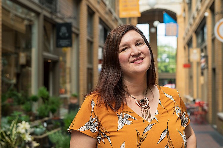 International Congress of Youth Voices organizer Amanda Uhle.