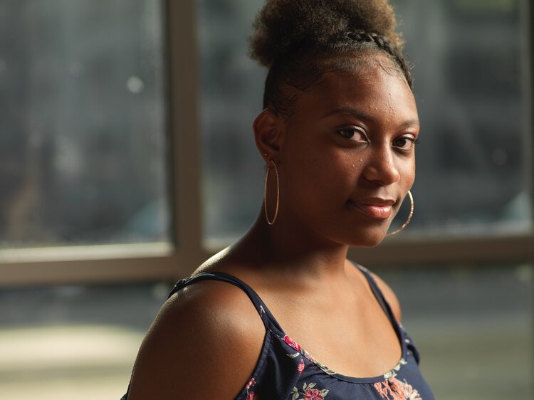 Youth delegate Aliya Hall.