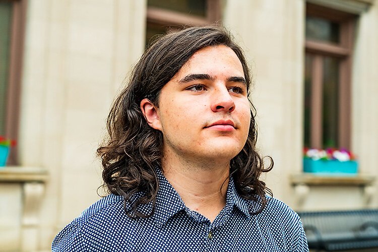 Youth delegate Calvin Sears.