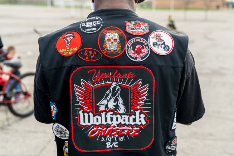 The Wolfpack Cruiserz 2019 kickoff ride meetup at Gault Village.