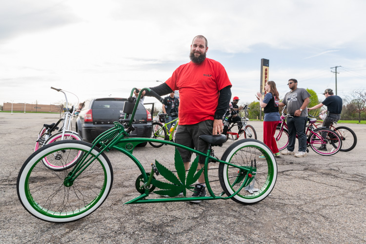 Brian Weltch at the Wolfpack Cruiserz 2019 kickoff ride.