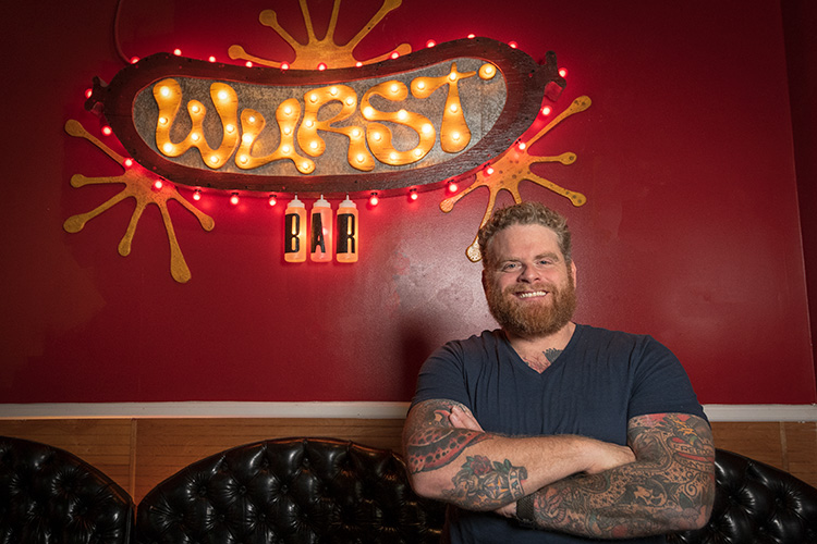 Jesse Kranyak at The Wurst Bar