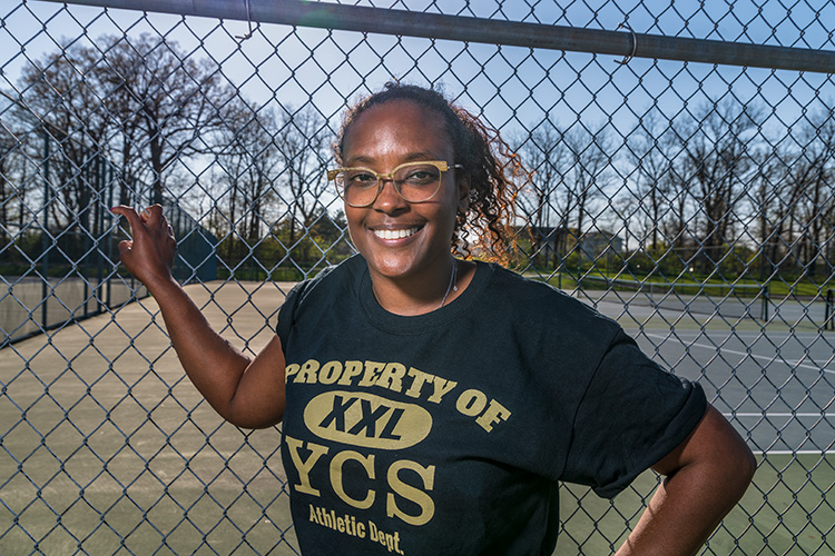 YCHS Girls Tennis Coach Taryn Reid