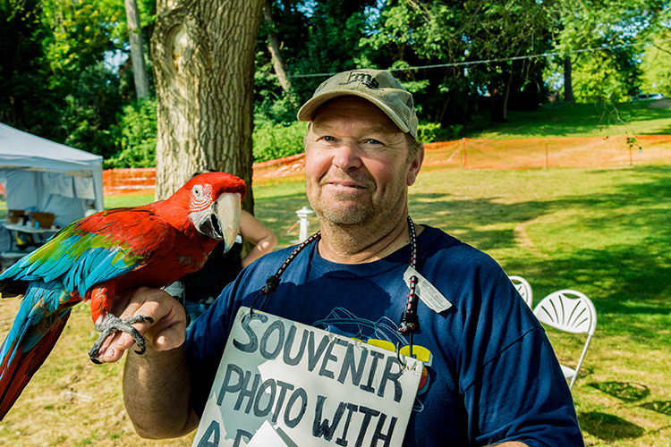 Mark Greenwood at Ypsilanti Heritage Festival.