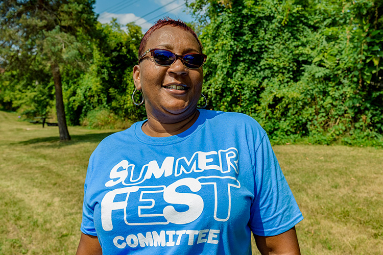 Cherisa Allen at Parkridge Summer Festival. 