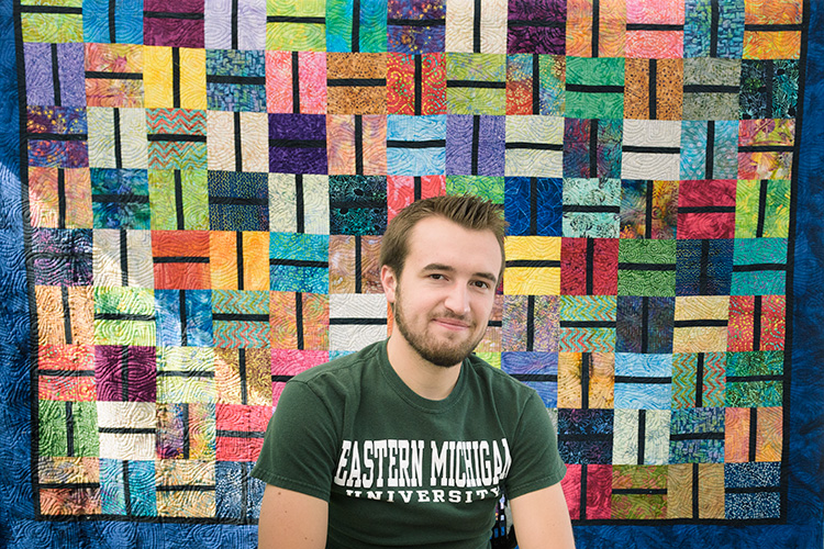 Evan Sweet at Ypsilanti Heritage Festival.