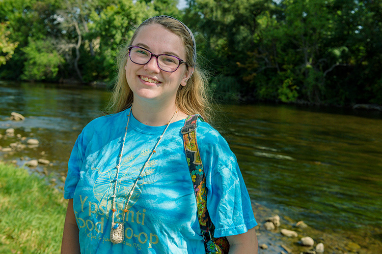 Leaha Dotson at Ypsilanti Heritage Festival.