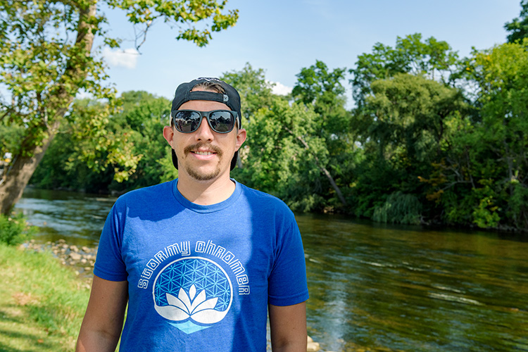 Aaron Bedell at Ypsilanti Heritage Festival.