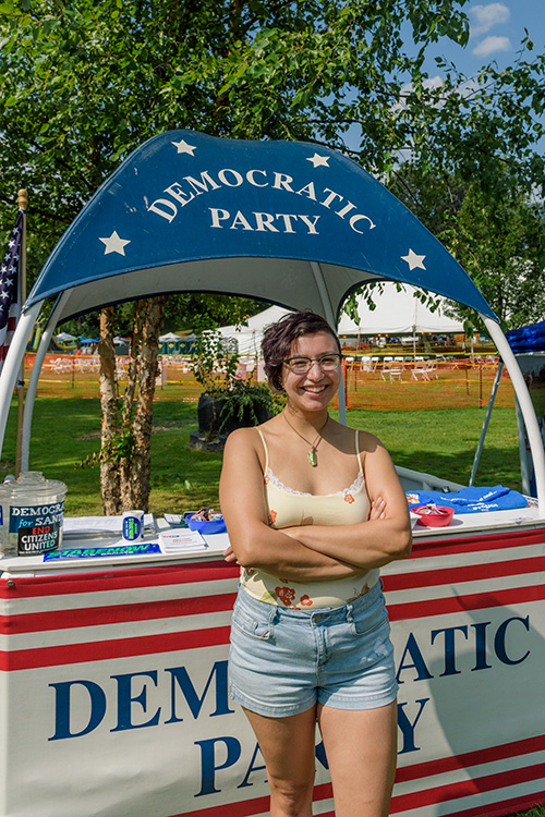 Amanda Mayer at Ypsilanti Heritage Festival.