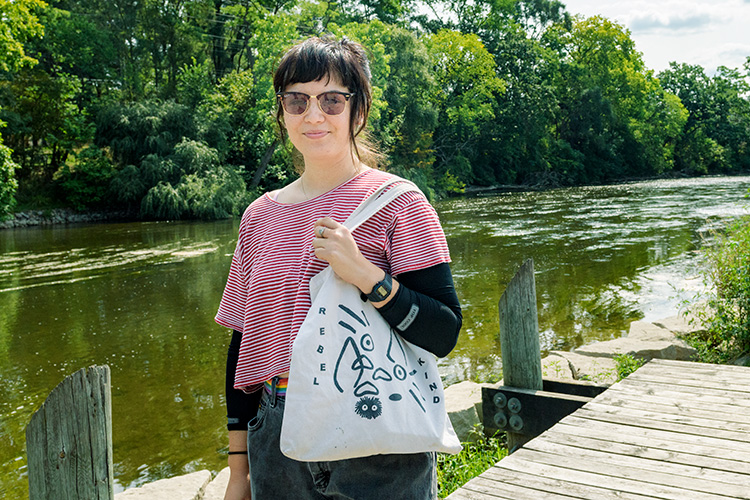 Amber Fellows at Ypsilanti Heritage Festival.