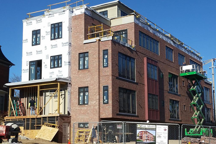 The Mark under construction