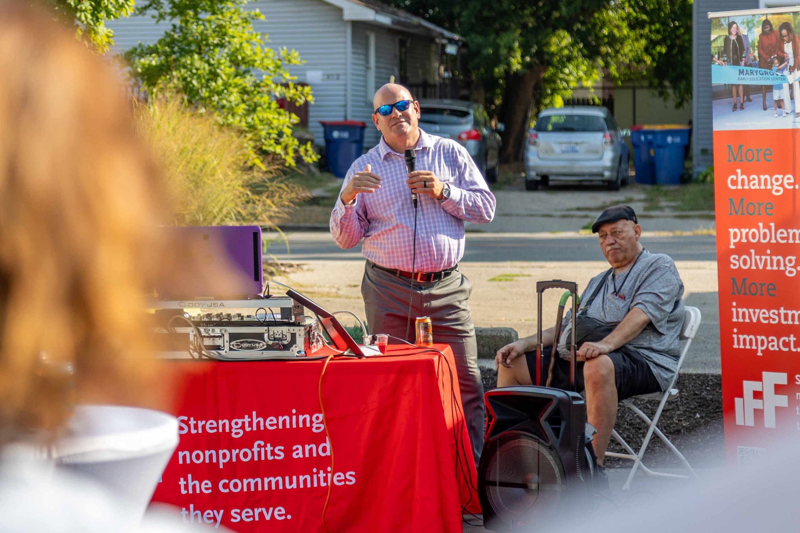 Chris Uhl works in the Grand Rapids office of IFF, located within the 49507 zipcode, right in the heart of the SE neighborhood they invest in. Photo courtesy of IFF.