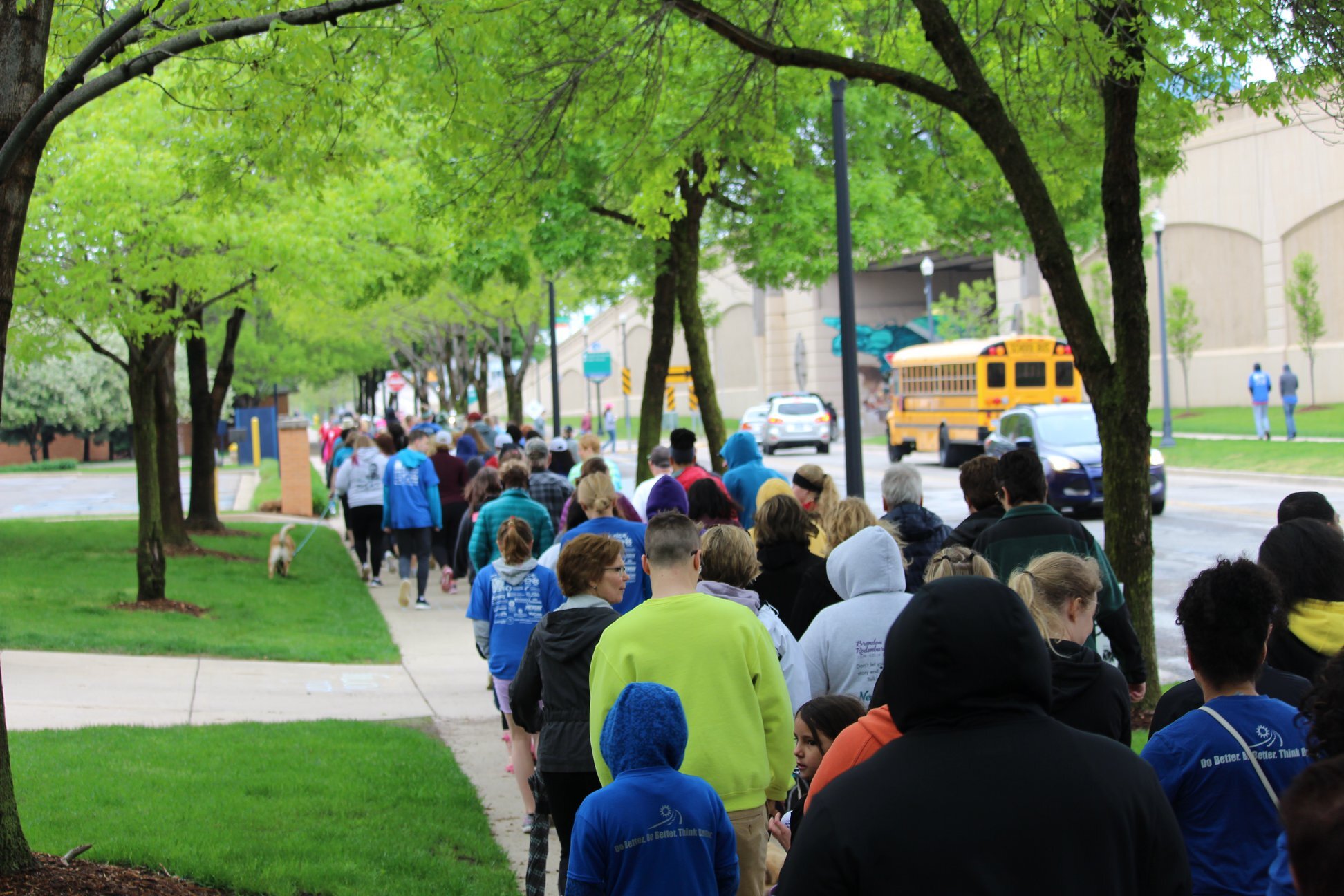Walkers supporting the 2022 Stomp Out Stigma 5K