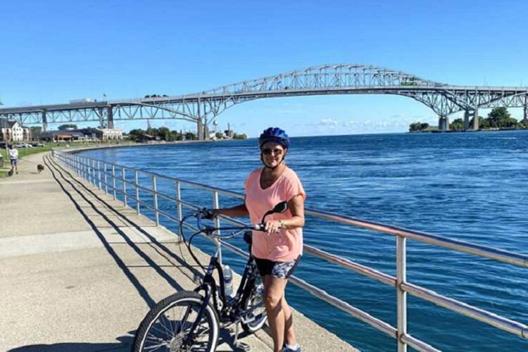 A section of the Bay to Bridge trail in Port Huron.