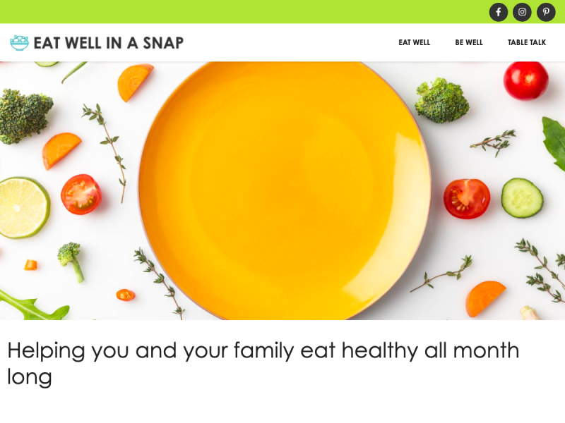 The Eat Well in a SNAP website.