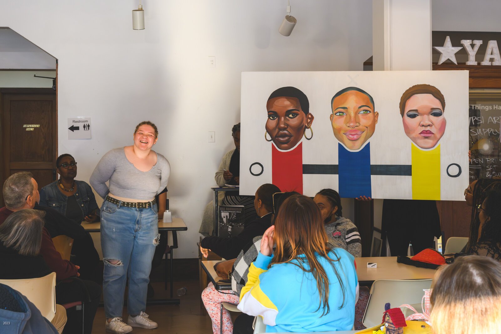 The inaugural meeting of the Ypsi Fine Arts Club.