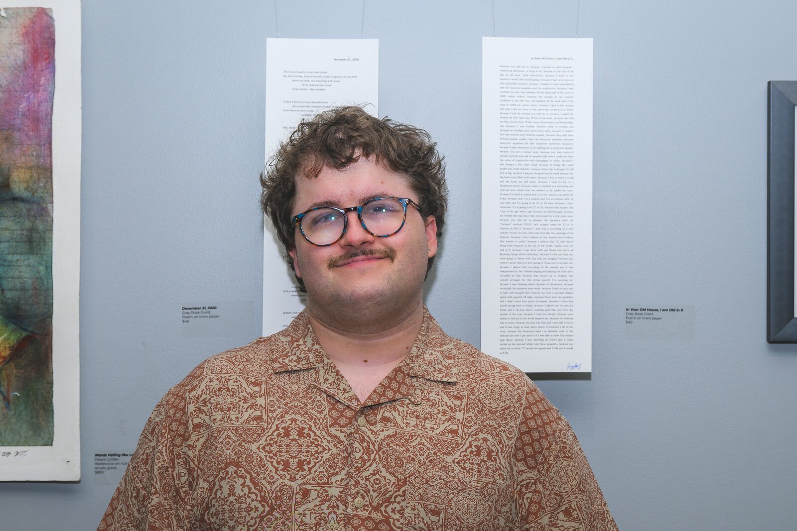 Grey Grant at "Share: An Ypsi Fine Arts Club Exhibition."