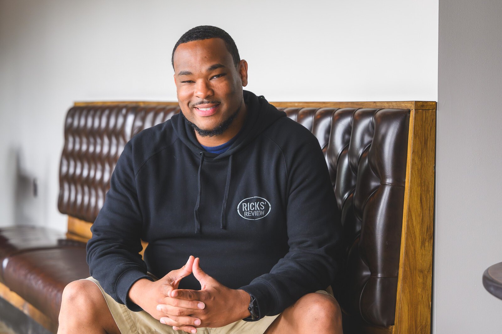 J.B. Ricks at the Food Folks Fun studio in Ypsilanti.