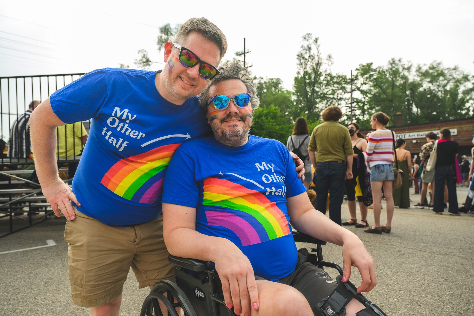 Ypsi Pride 2025 attendees.
