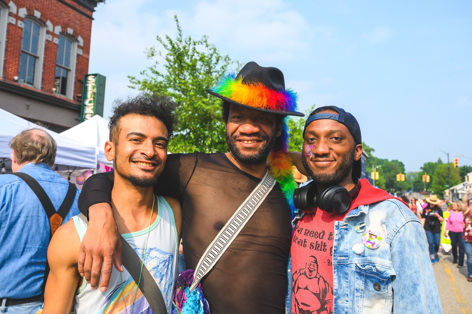 Ypsi Pride 2025 attendees.