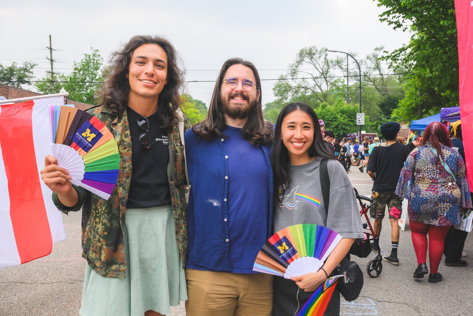 Ypsi Pride 2025 attendees.
