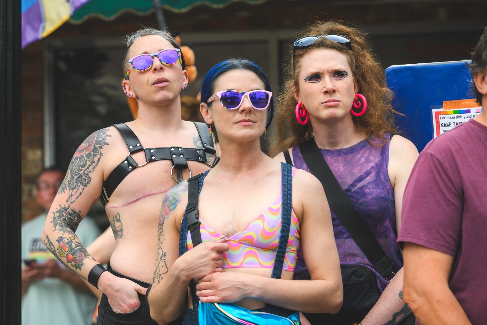 Ypsi Pride 2025 attendees.