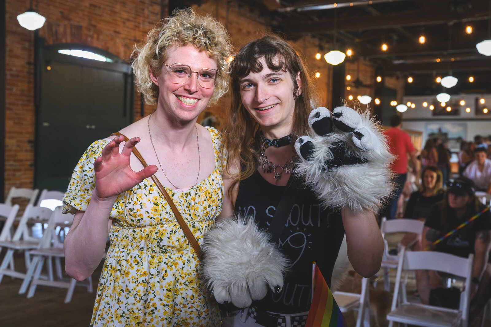 Ypsi Pride 2025 attendees.