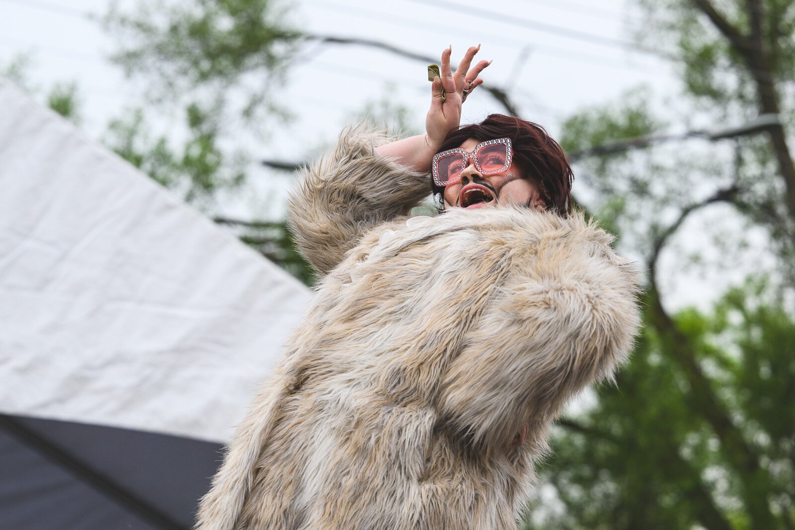 Sir Guy performs on the Ypsi Pride Street Stage.